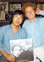 Ben Fong-Torres with Art Garfunkel