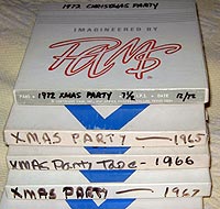 Pictures of PAMS Christmas Party Tape Boxes