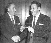 Baltimore Mayor D'Alesandro and Jack Gale, 1957