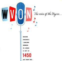 WVON logo