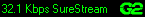32.1 Kbps SureStream