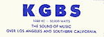 KGBS QSL card
