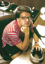 Marty Johnson at WFMF, 1982