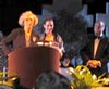 Shelley and Susanna accept award from Rush Limbaugh