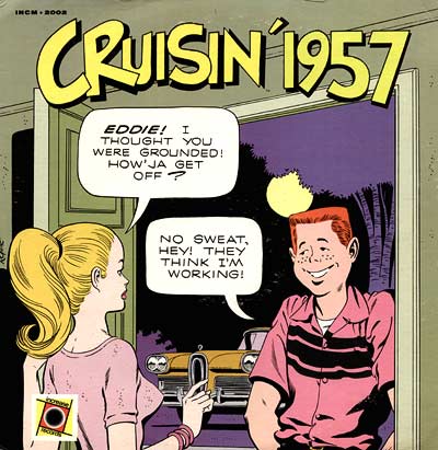 Front cover of CRUSIN 1957 LP