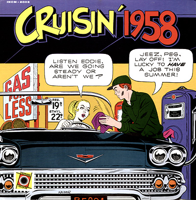Front cover of CRUSIN 1958 LP