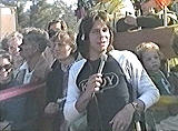 Tony at the dedication of a new county bicycle bridge